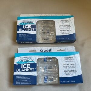 Cryopak Flexible Ice Blanket 9x16.5 Non Toxic Reusable Foldable **SET OF 2** NIB